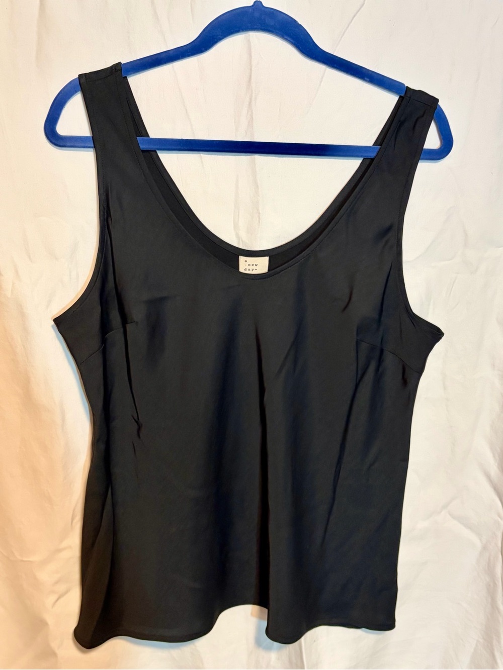 a new day Black Scoop Neck Tank Top